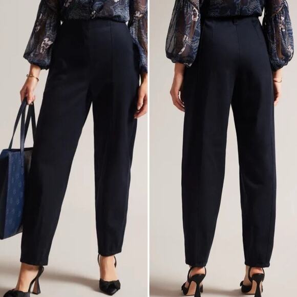 Ted Baker Barrel Pants Trousers Business Casual Pin Tuck 5 - Picture 16 of 16